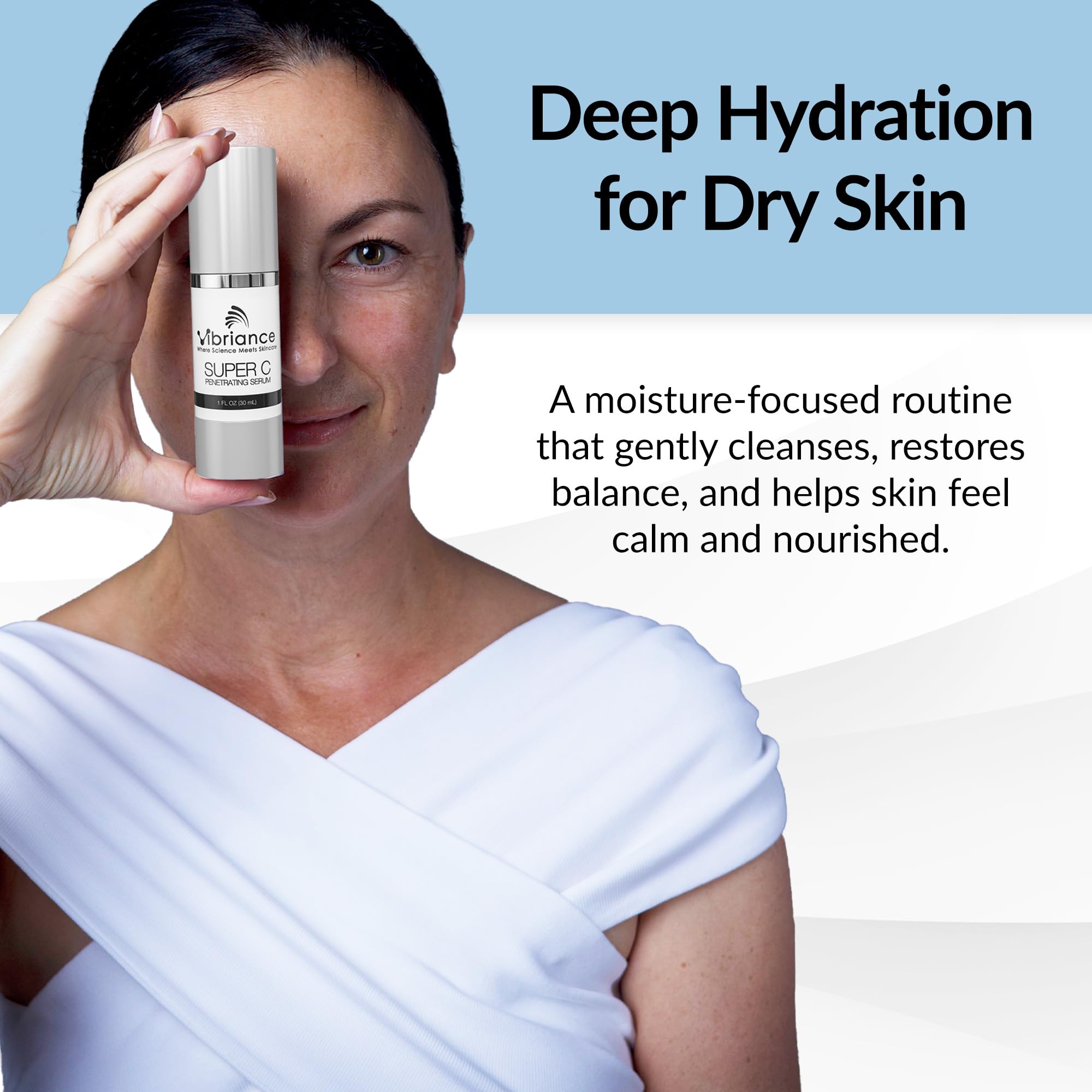 Nettoyant hydratant Vibriance, nettoie peau et impuretés sans dessécher