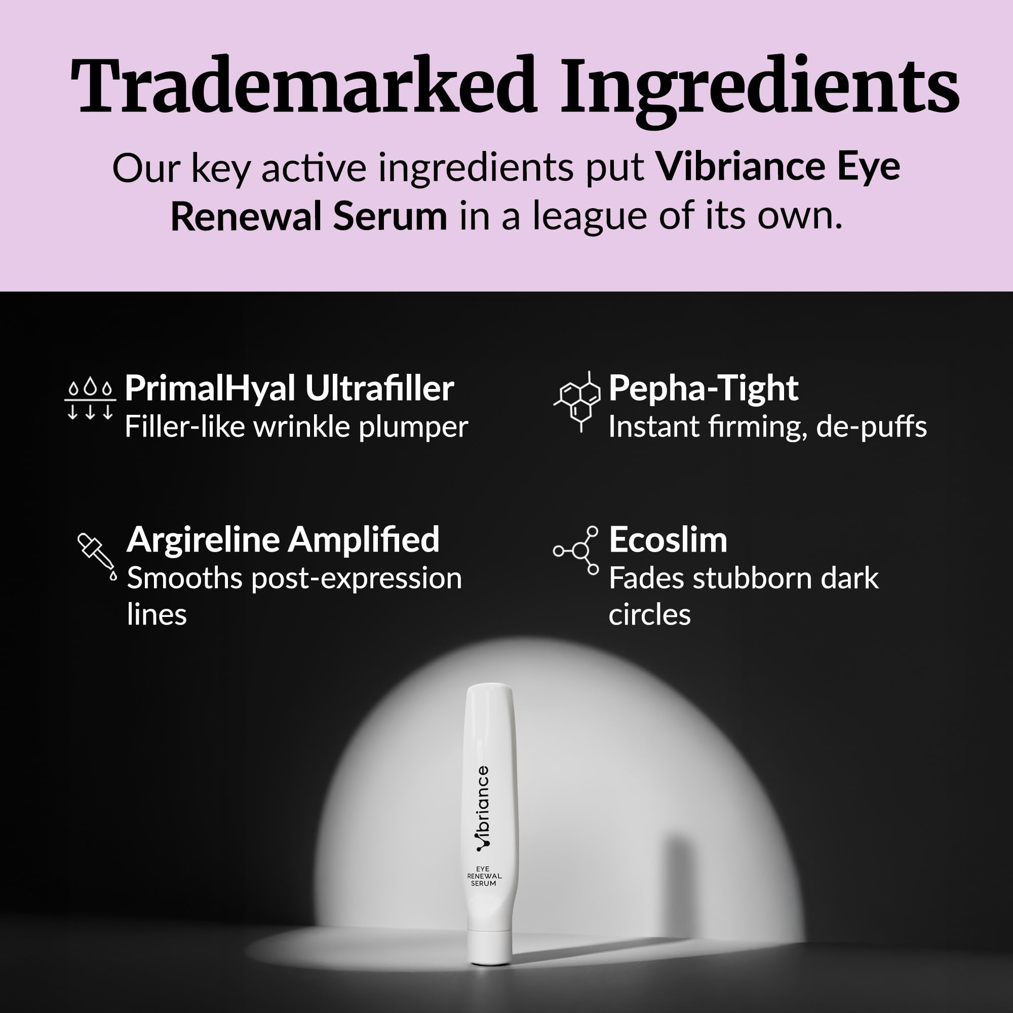 Emballage pratique du Sérum Regard Vibriance pour routine rapide