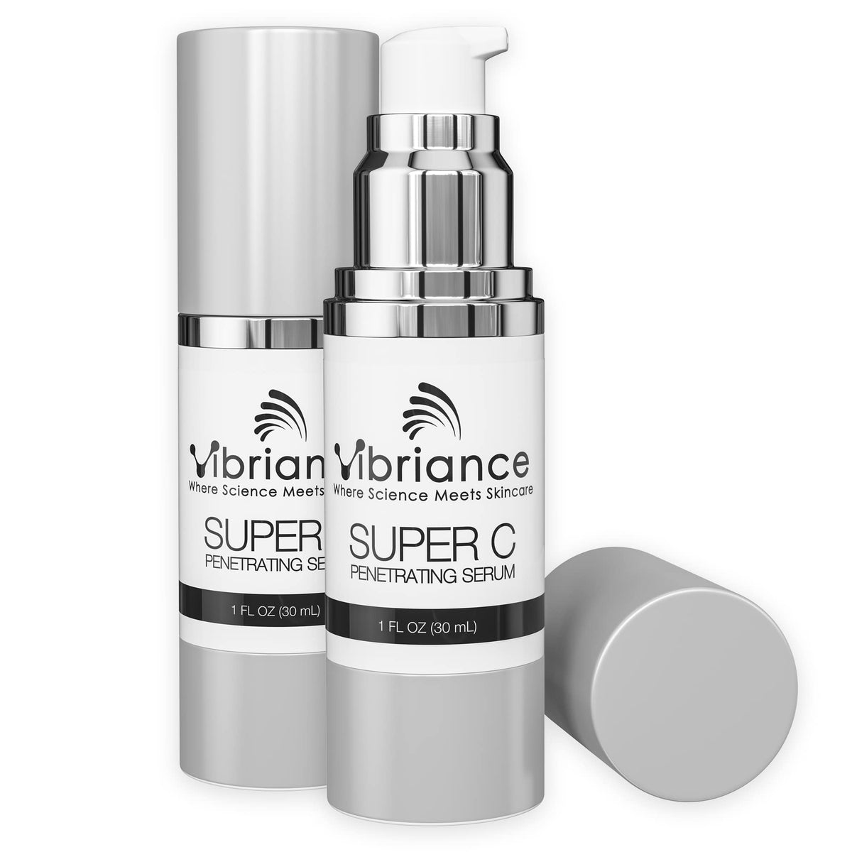 Sérum Vibriance Super C — bouteille prête pour hydrater et préparer la peau.