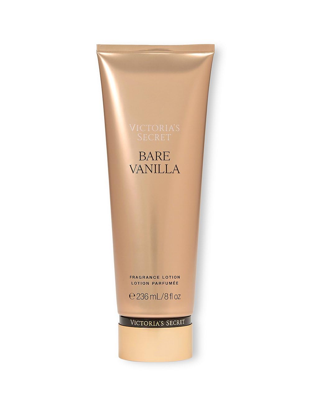 Victoria's Secret Bare Vanilla lotion flacon — soin nourrissant pour mains et corps.