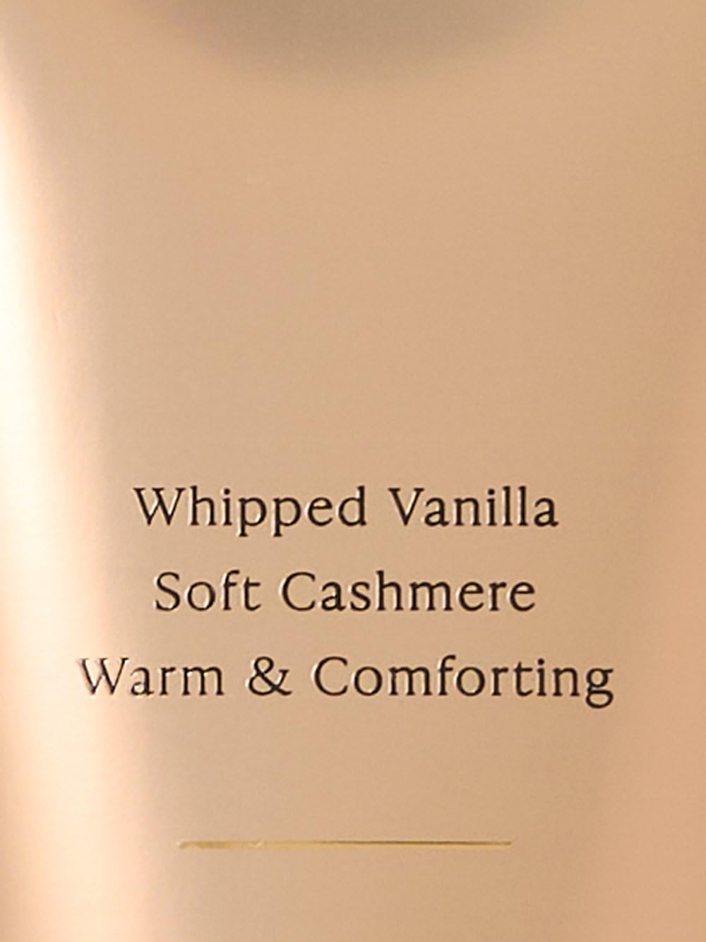 Victoria's Secret Bare Vanilla texture légère et absorption rapide sur la peau.