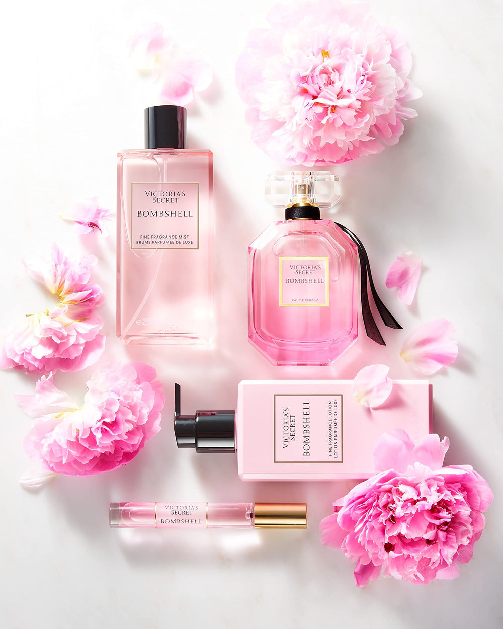 Lotion Bombshell: notes fruitées de passion violet et orchidée vanillée.