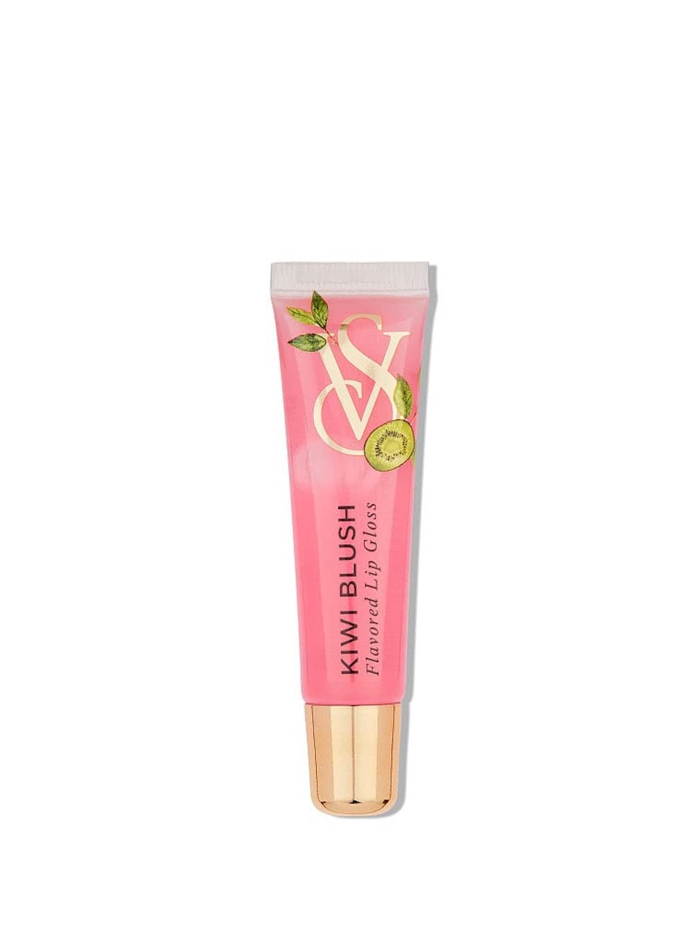 Brillant à lèvres Victoria's Secret Kiwi Blush, fini rose clair translucide et parfum kiwi pour un look naturel.