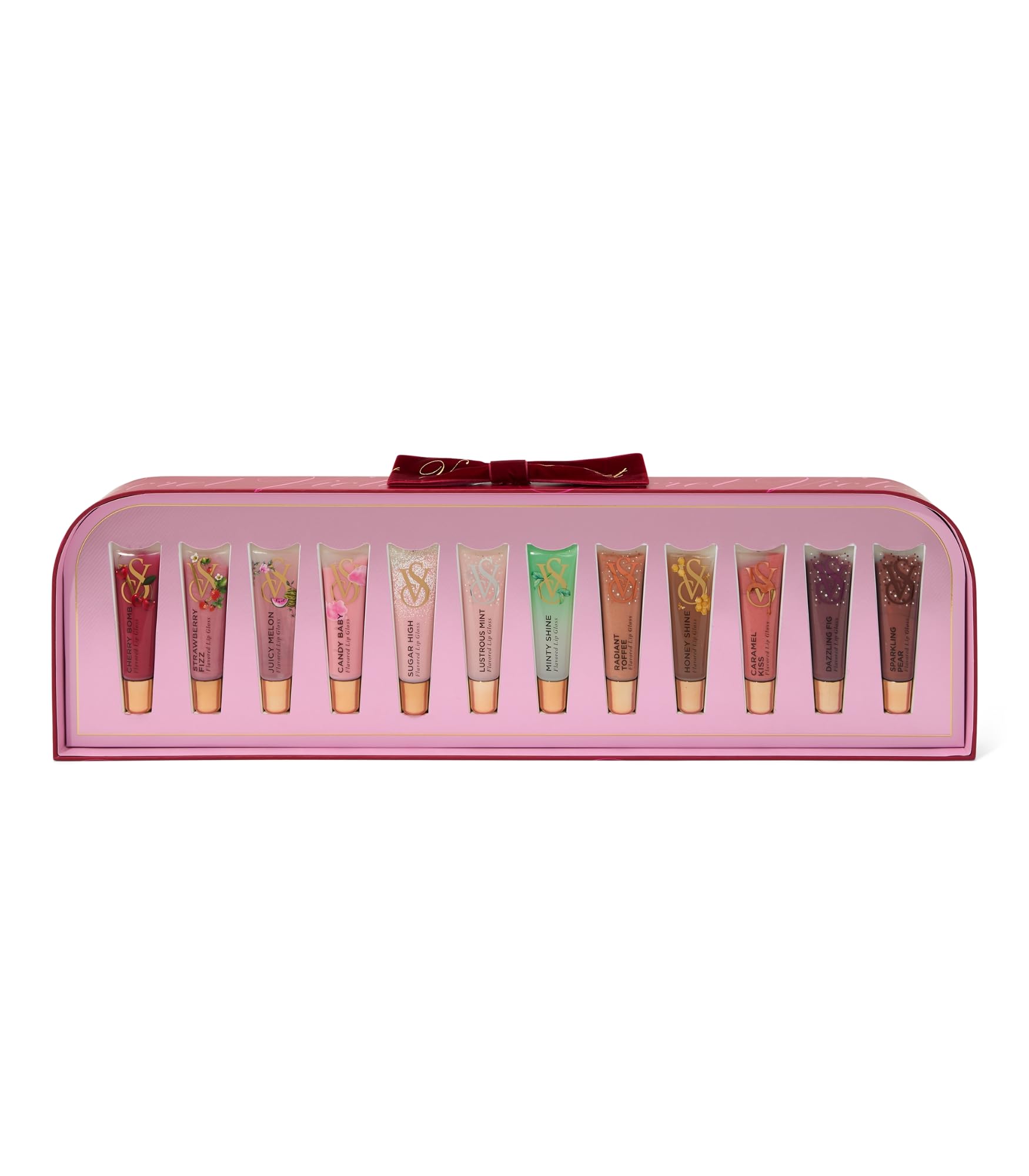 Coffret Victoria's Secret 12 rouges à lèvres, idéal pour cadeaux et looks quotidiens.