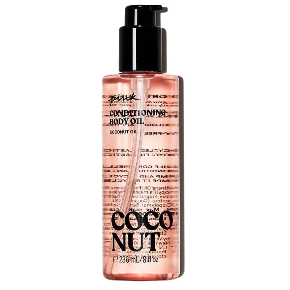 Texture soyeuse de l huile Coco Victoria's Secret prête à l application.