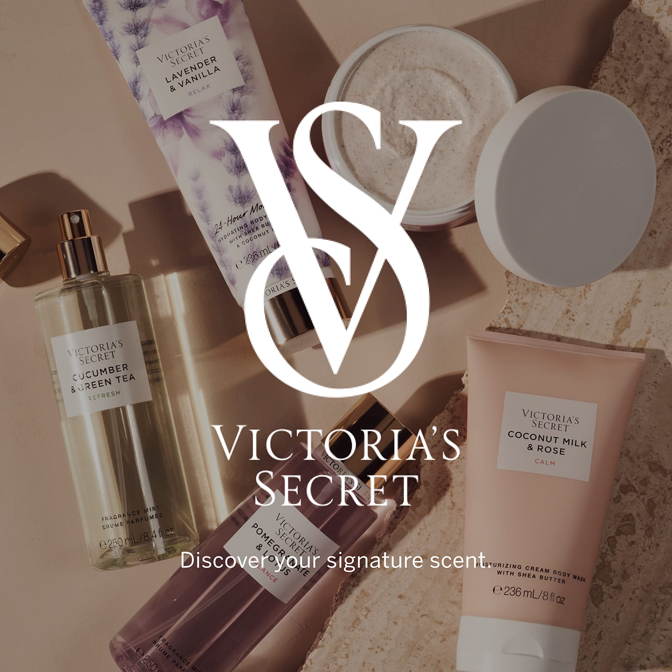 Crème hydratante Victoria's Secret Lavande Vanille apaise légèrement la peau.