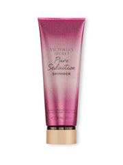 Victoria's Secret Pure Seduction Shimmer bottle gleams with fruity fragrance.