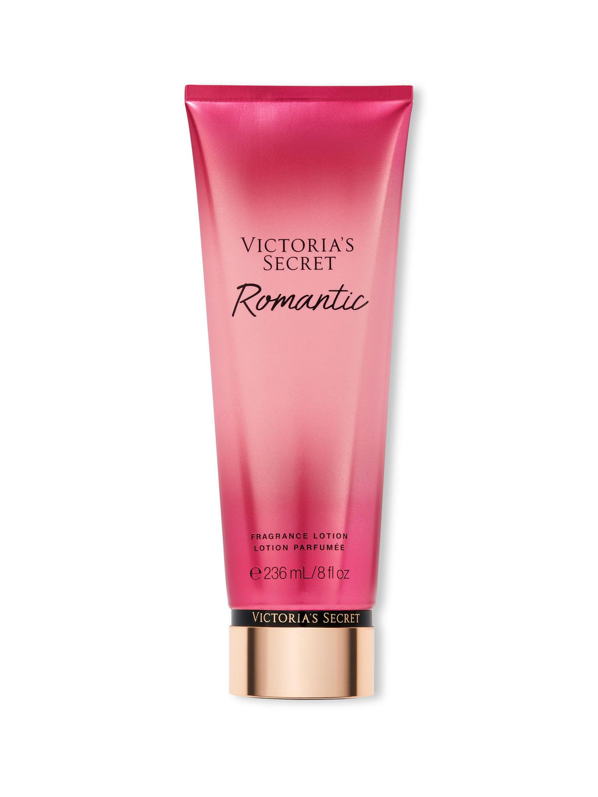 Victoria's Secret Romantic Fragrance bottle on shelf.