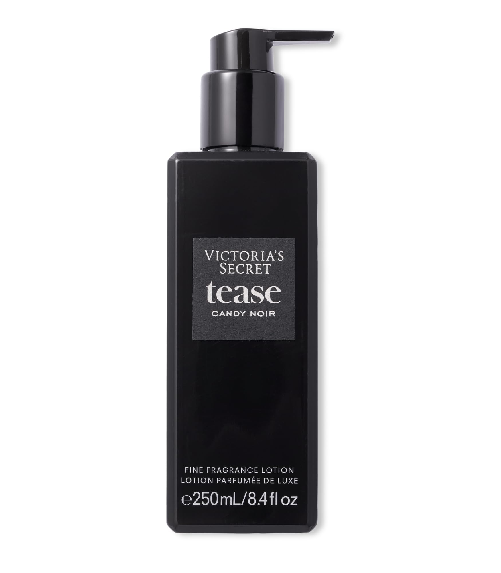 Victoria's Secret Tease Candy Noir – texture à absorption rapide pour peau douce et hydratée.