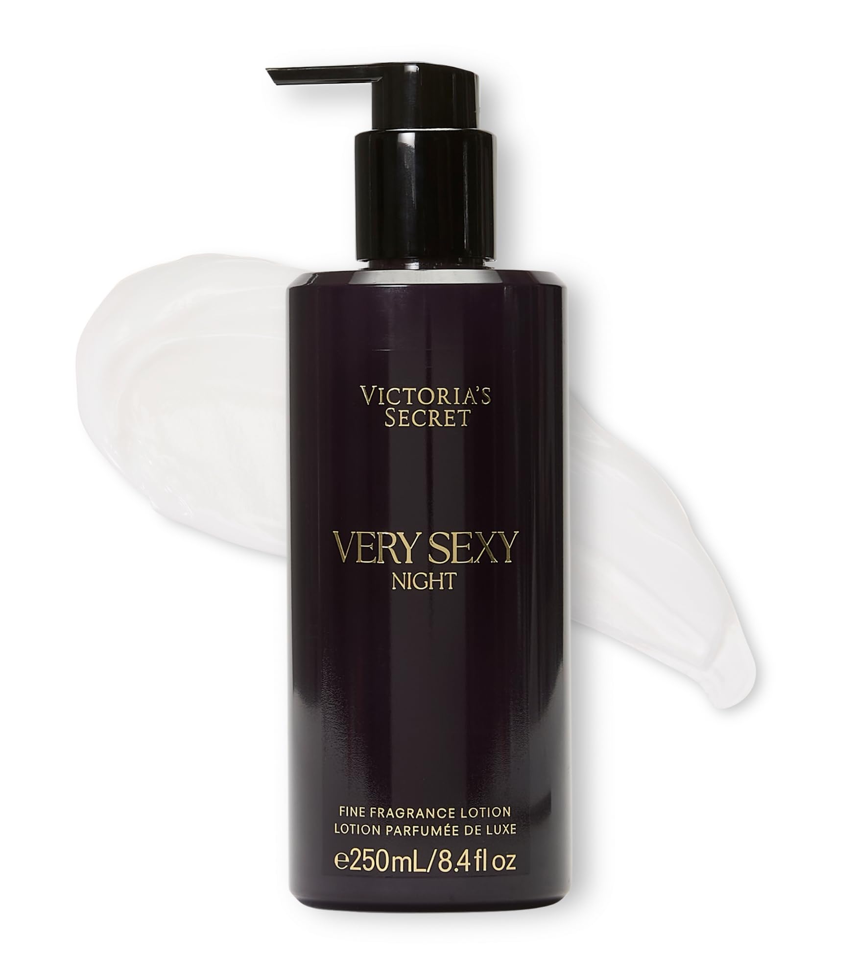 Victoria's Secret Very Sexy Night Lotion – bouteille montrant le parfum et la texture légère