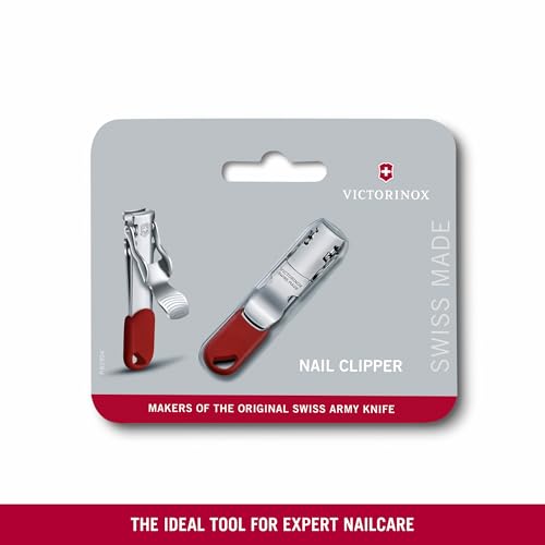 Cisailles à ongles Victorinox inox robuste, design suisse et précision.