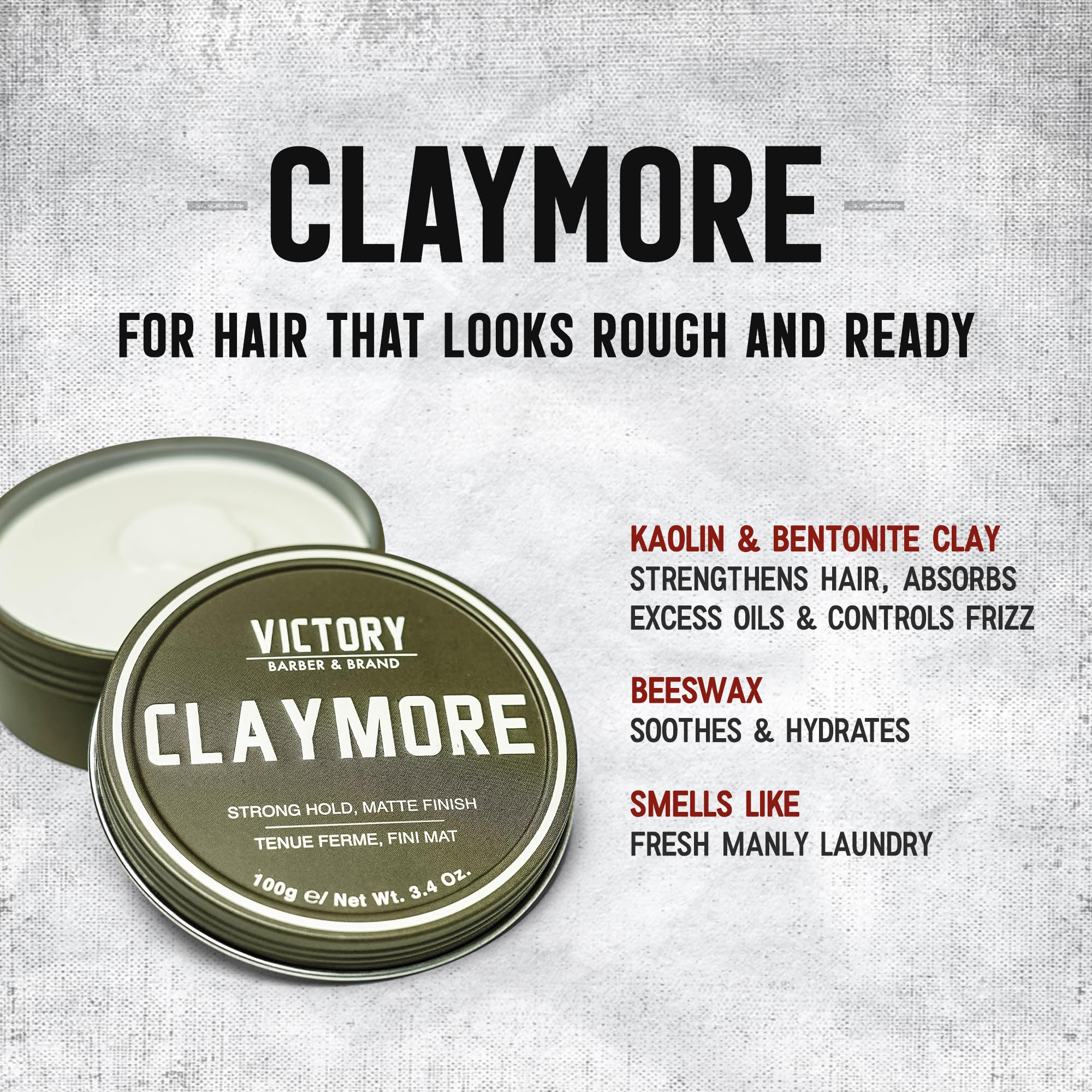 Claymore Victory Barber & Brand : application au doigt pour un look rapide et net.