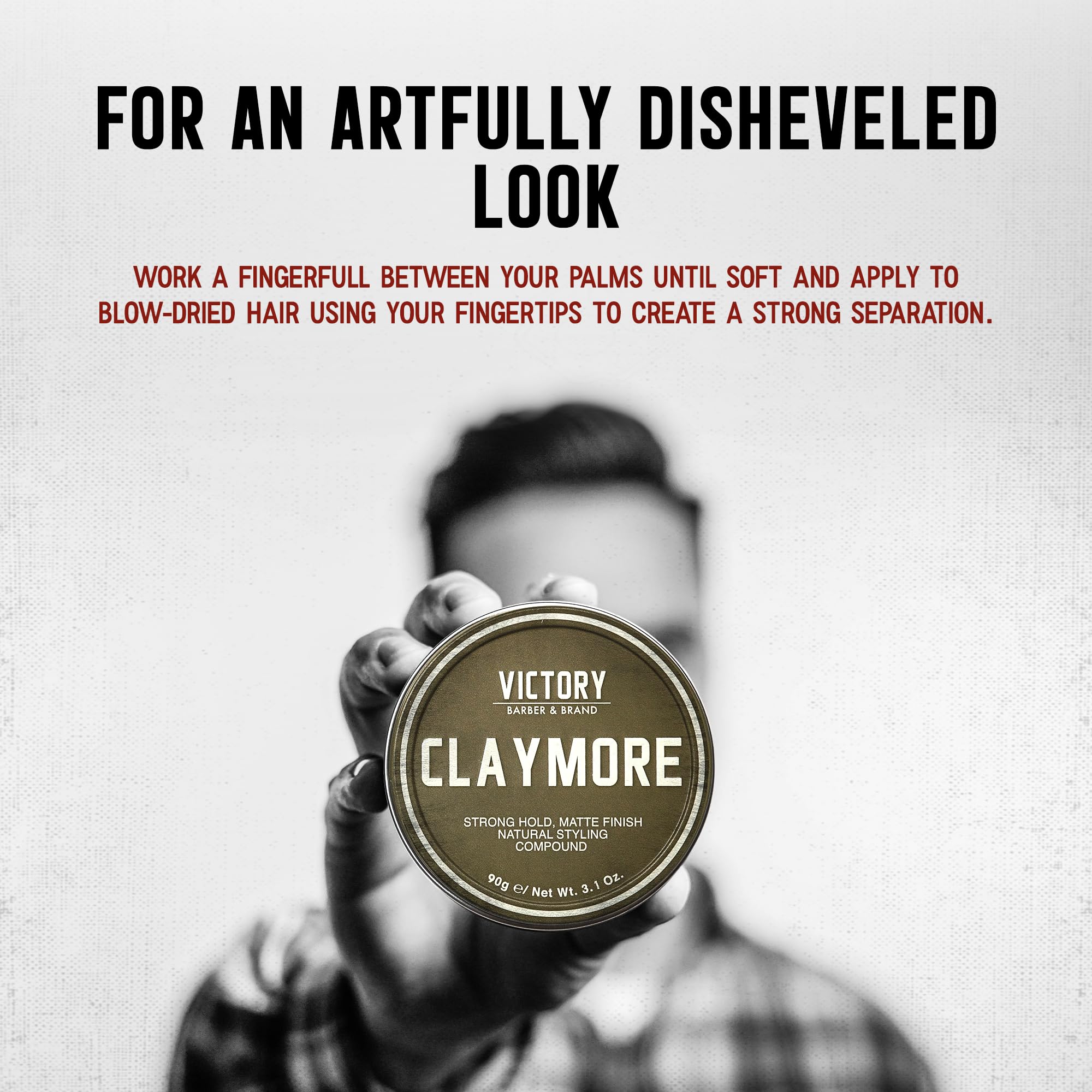 Claymore Victory Barber & Brand : coiffage quotidien facile sans dessèchement.