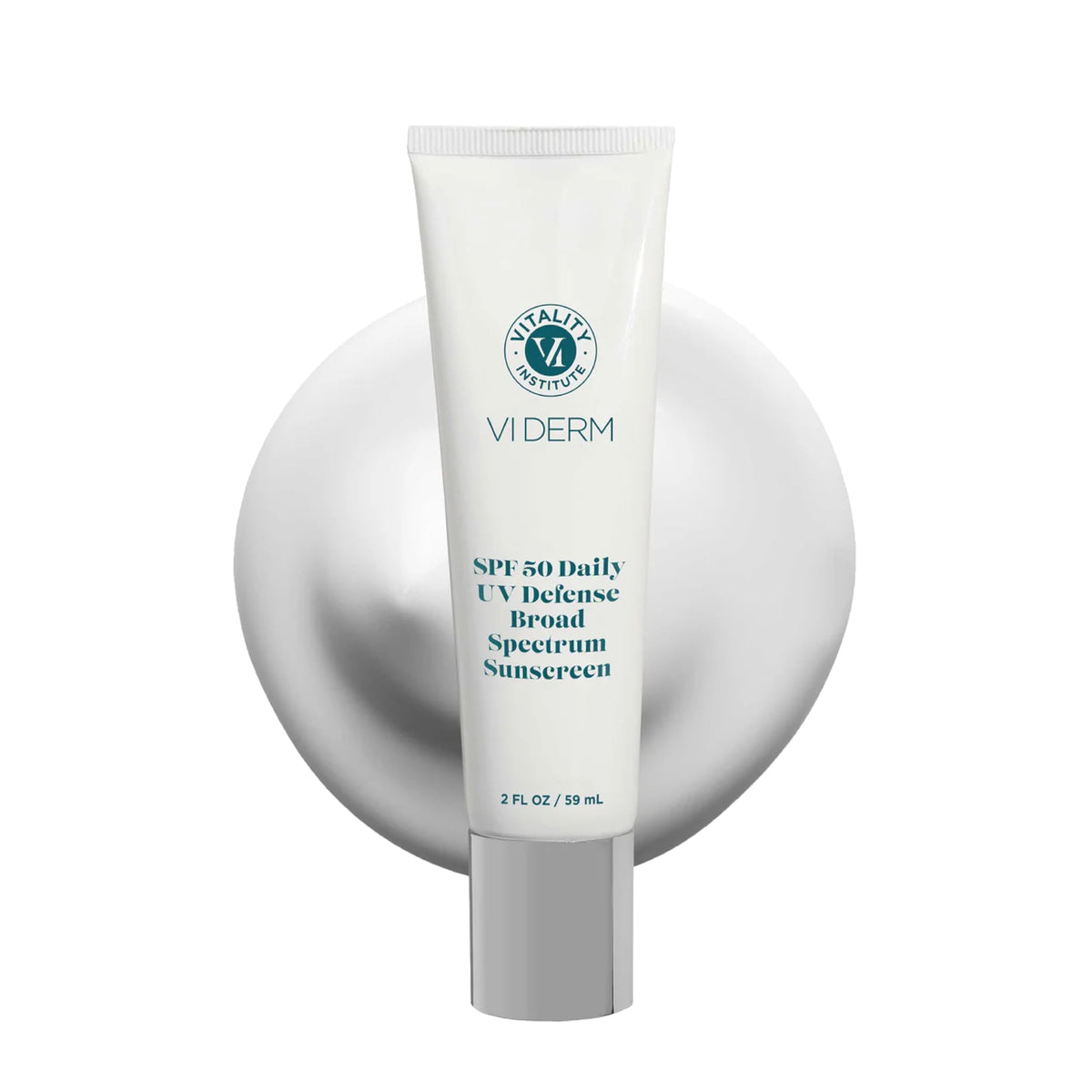 VI DERM SPF50 défense quotidienne – bouteille prête pour visage et corps.