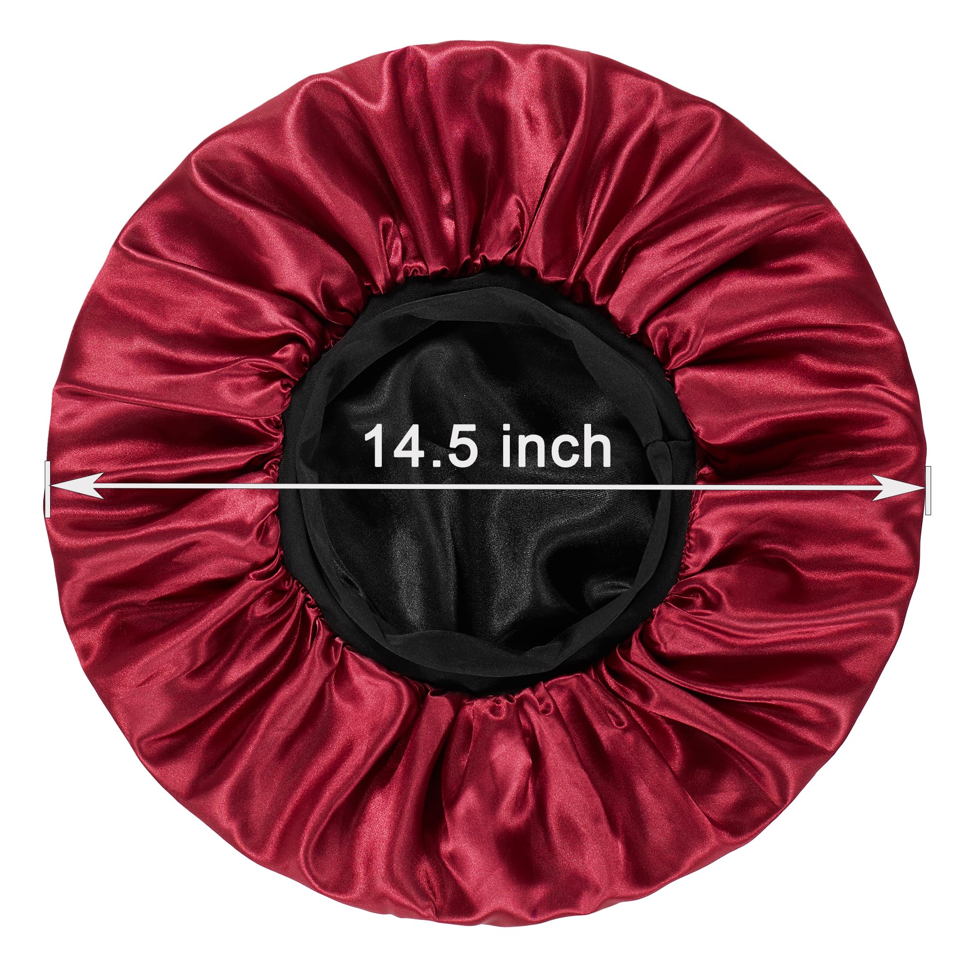 Vidsel bonnet satin nuit, maintien sans glissement