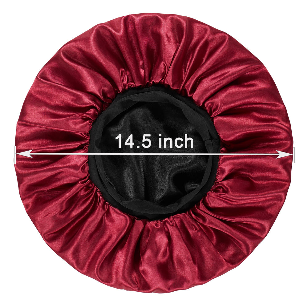 Vidsel bonnet satin nuit, maintien sans glissement