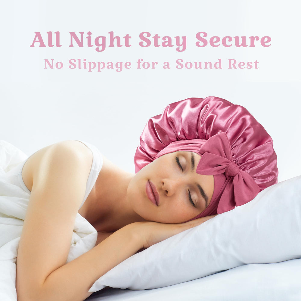 Bonnet VidSel nocturne: idéal pour dormir et routine beauté.