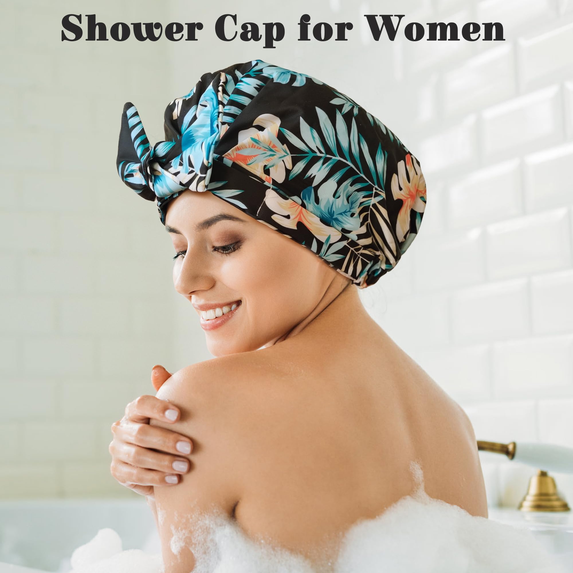 Vidsel cap-douche antidérapante, maintien sûr pendant la douche.