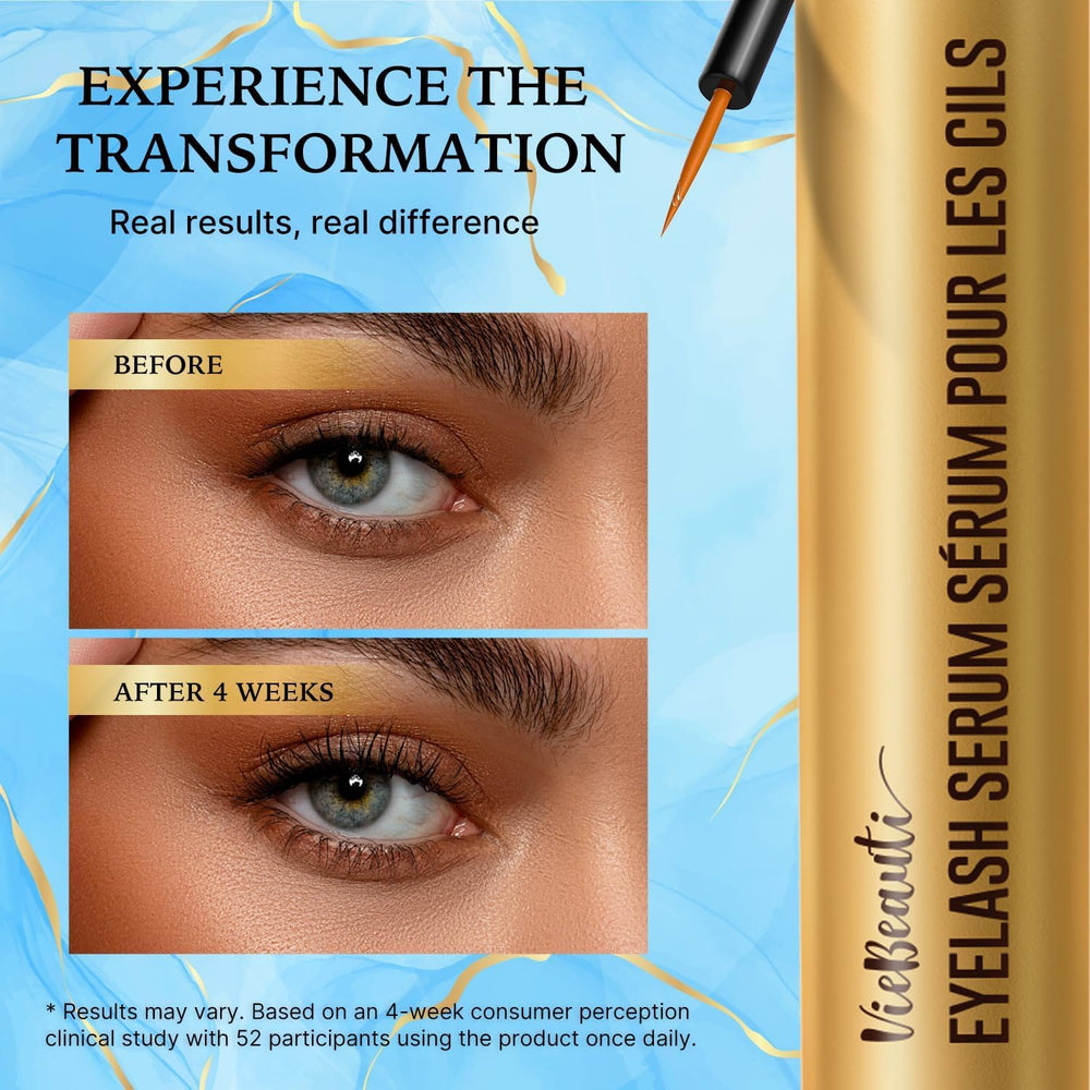 VieBeauti Sérum Cils — applicateur fin pour une application précise le long des cils.