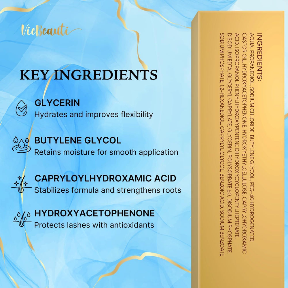 VieBeauti Sérum Cils — produit végane et sans cruauté envers les animaux.