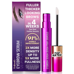 VieBeauti serum croissance sourcils avec brosse fine pour application précise