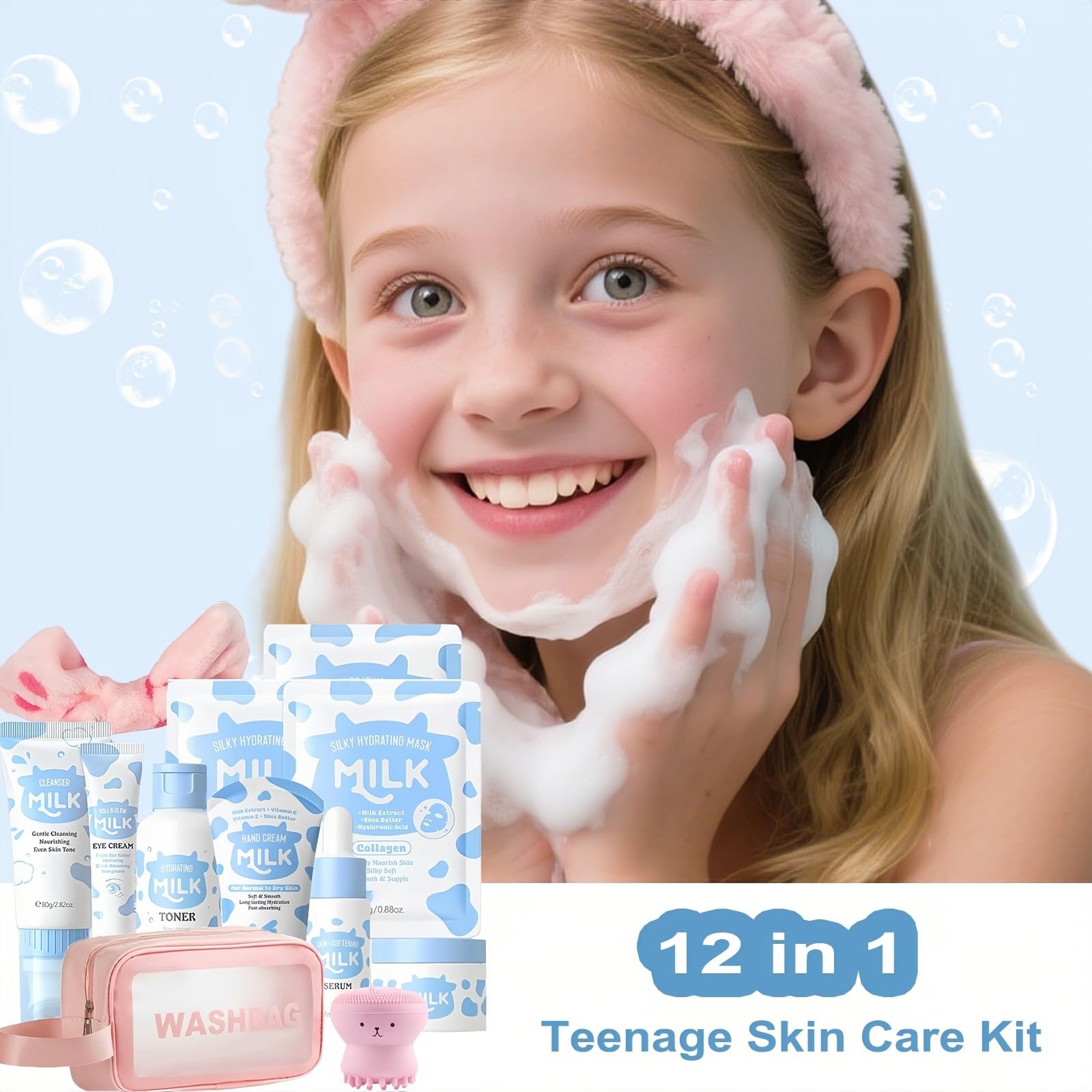 Vienflona nettoyant doux pour enfants, nettoyage net et sans irritation.
