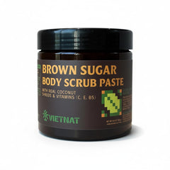 VIETNAT gommage corporel au sucre brun et coco, texture crèmeuse pour exfolier en douceur