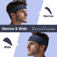 Viewind bandeau-antiderapant-dos-silicone : maintien sûr pendant entraînement par intervalles et sport.
