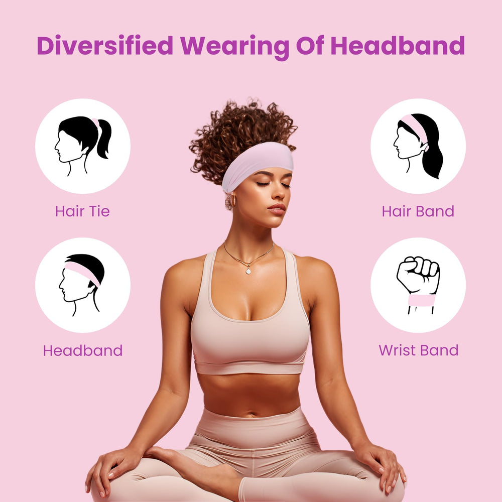 Viewind bandeau anti-glisse avec silicone arrière pour un maintien fiable
