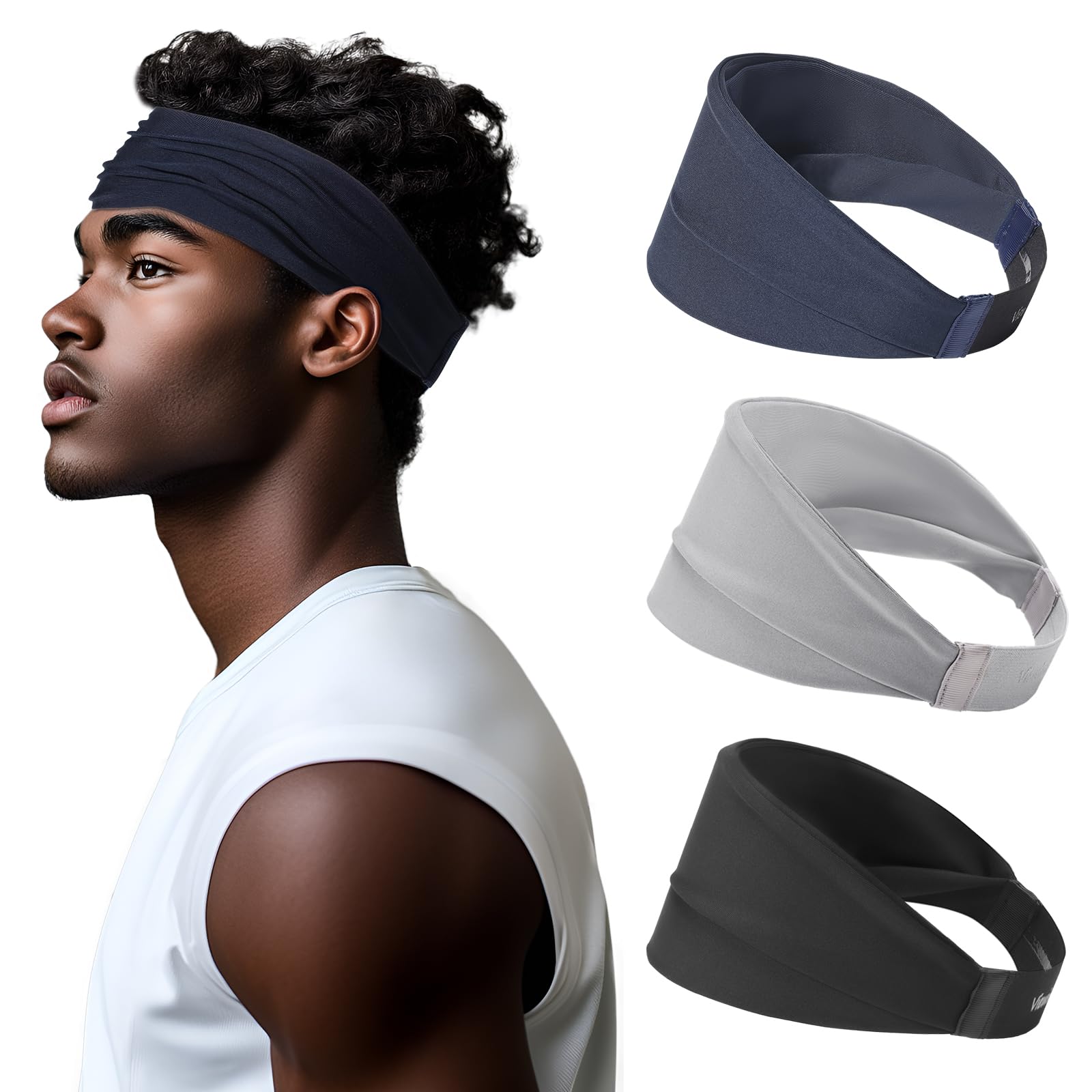 Viewind bandeau-transpiration-4-pouces : absorption rapide pour course et entraînement.
