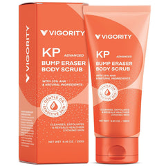 Vigority KP Bump Eraser gommage-corps: peau lisse et pores réduits.
