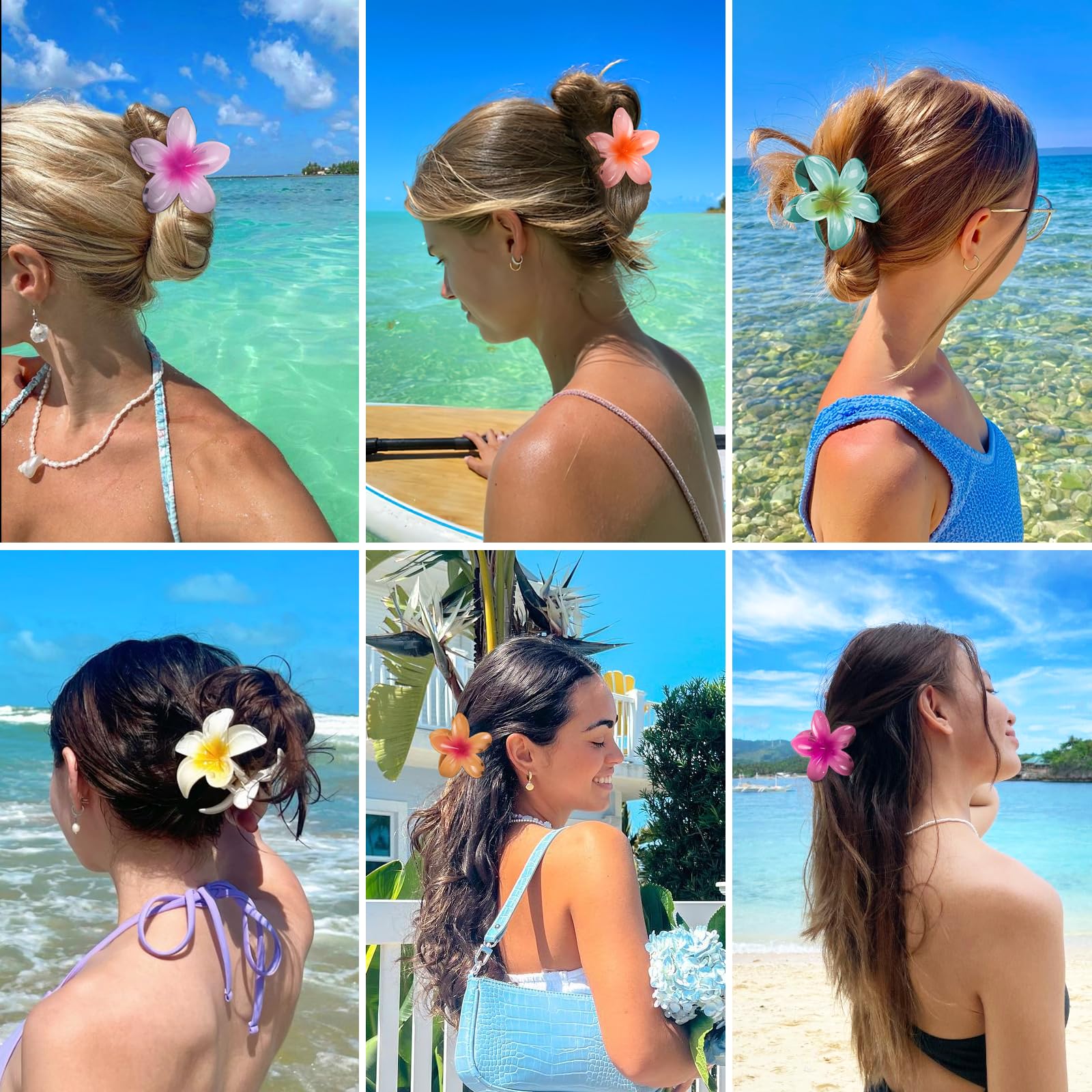 Barrettes Vigorpace ensemble-6-pieces, pratique pour assortir plusieurs looks.