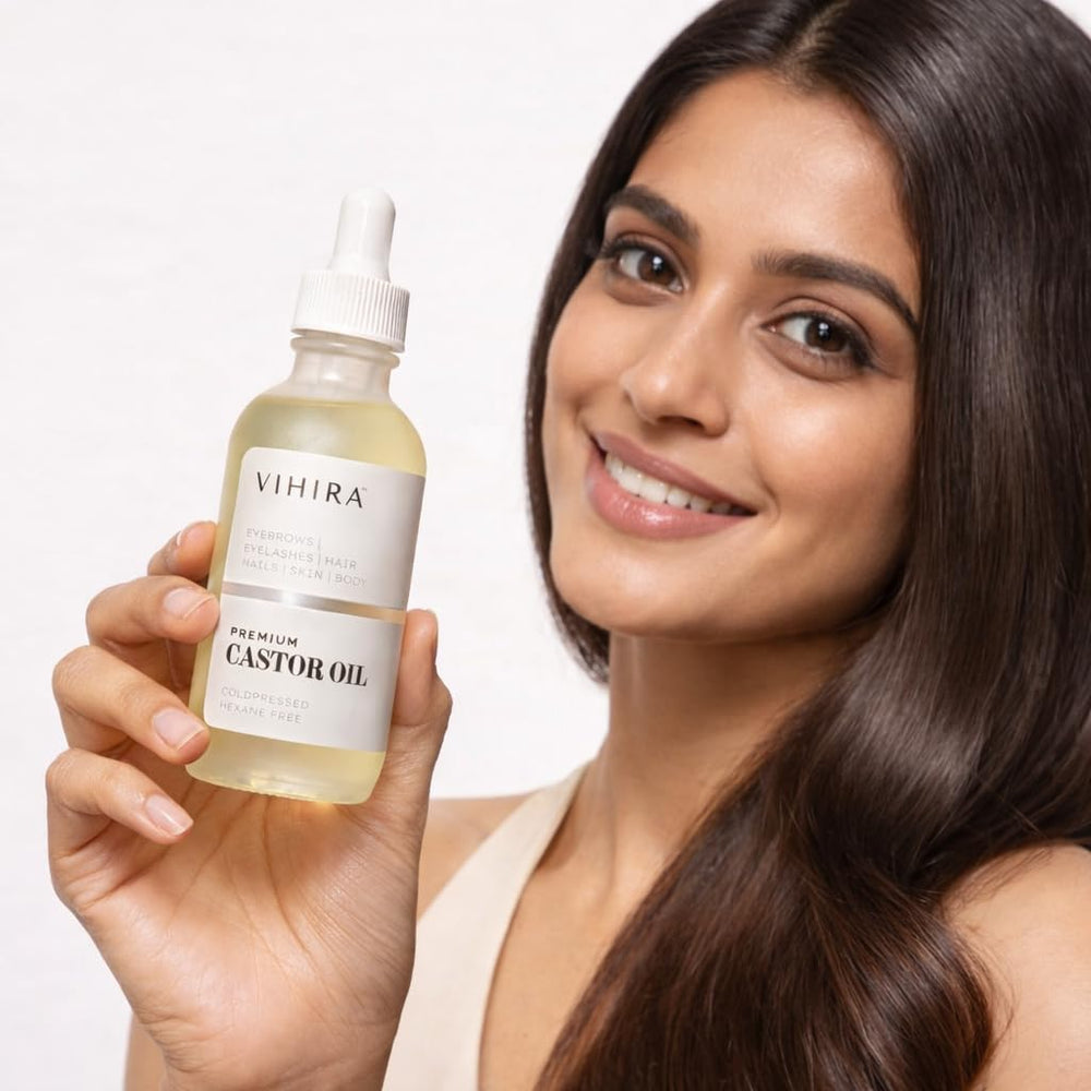 Vihira huile de ricin — porteuse pour huiles essentielles