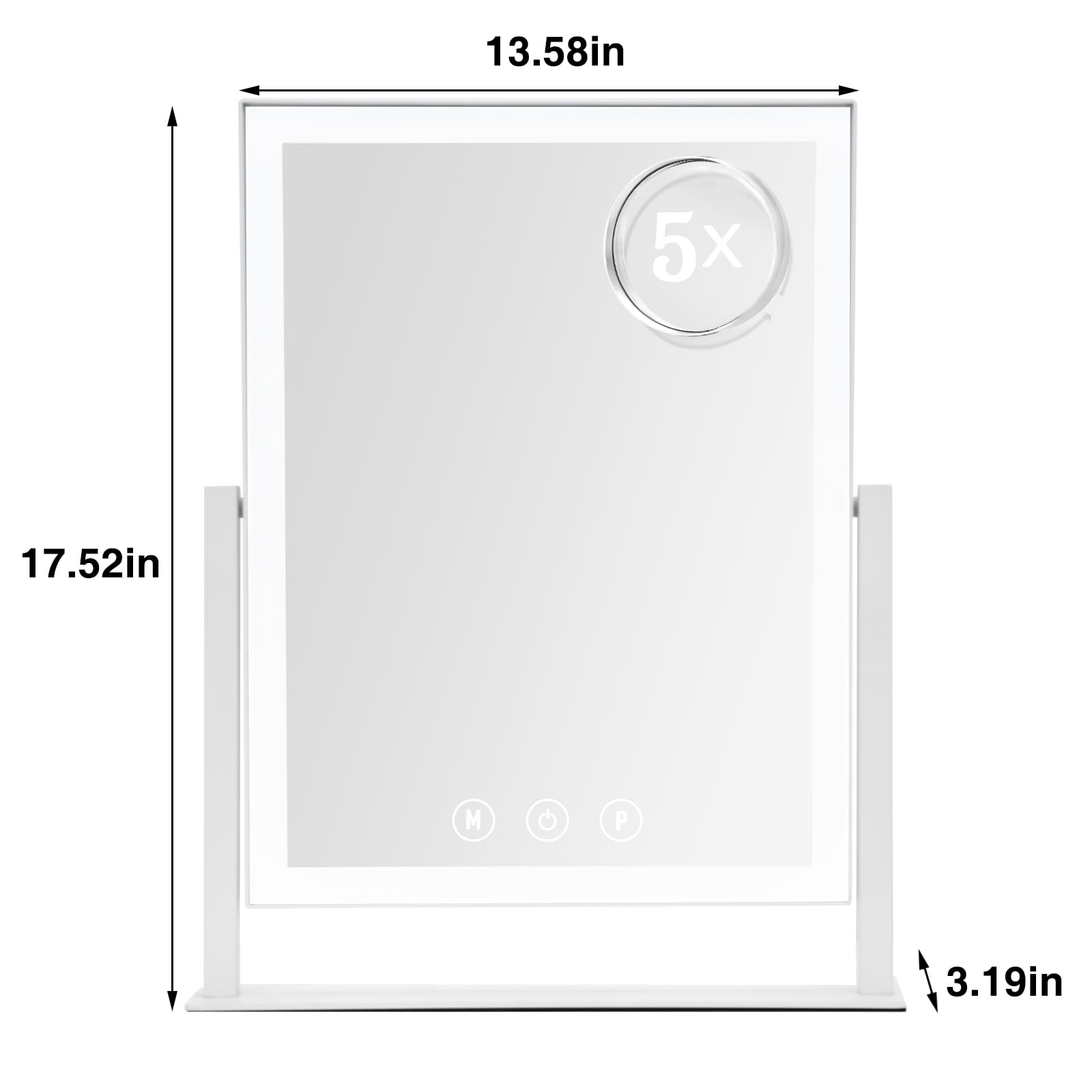 ViKert Miroir cadeau parfait pour femmes, élégant et pratique.