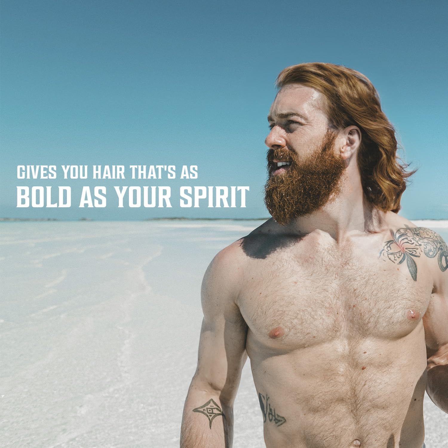 Viking Revolution: apparence plage texturee pour un look décontracté et soigné.
