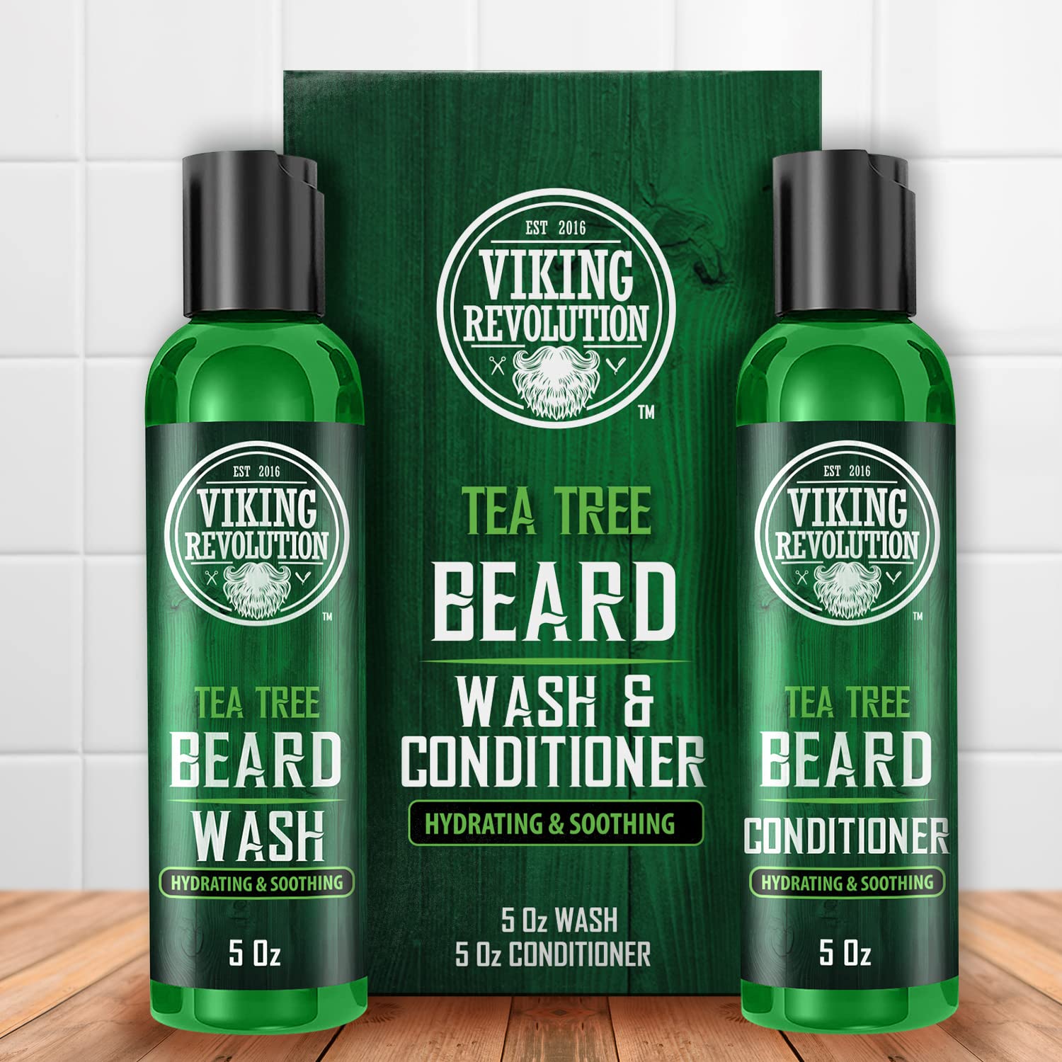 Viking Revolution Application barbe massage doux pour nourrir et lisser