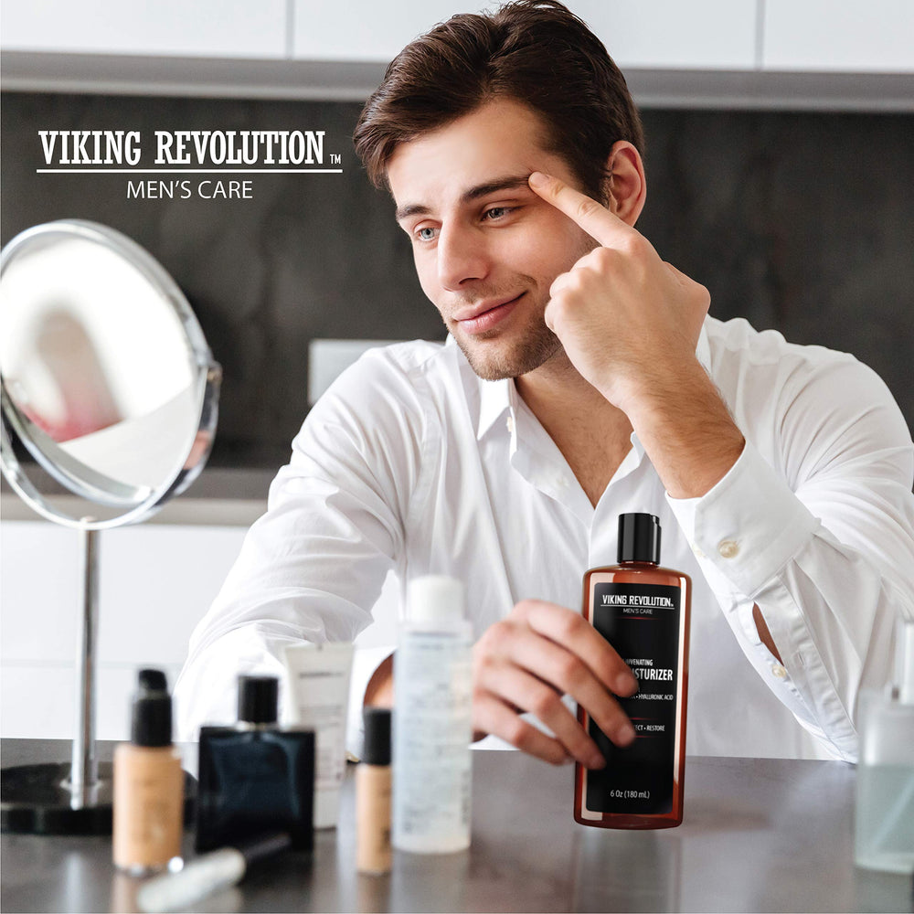 Viking Revolution application-quotidienne-visage: routine simple et efficace.
