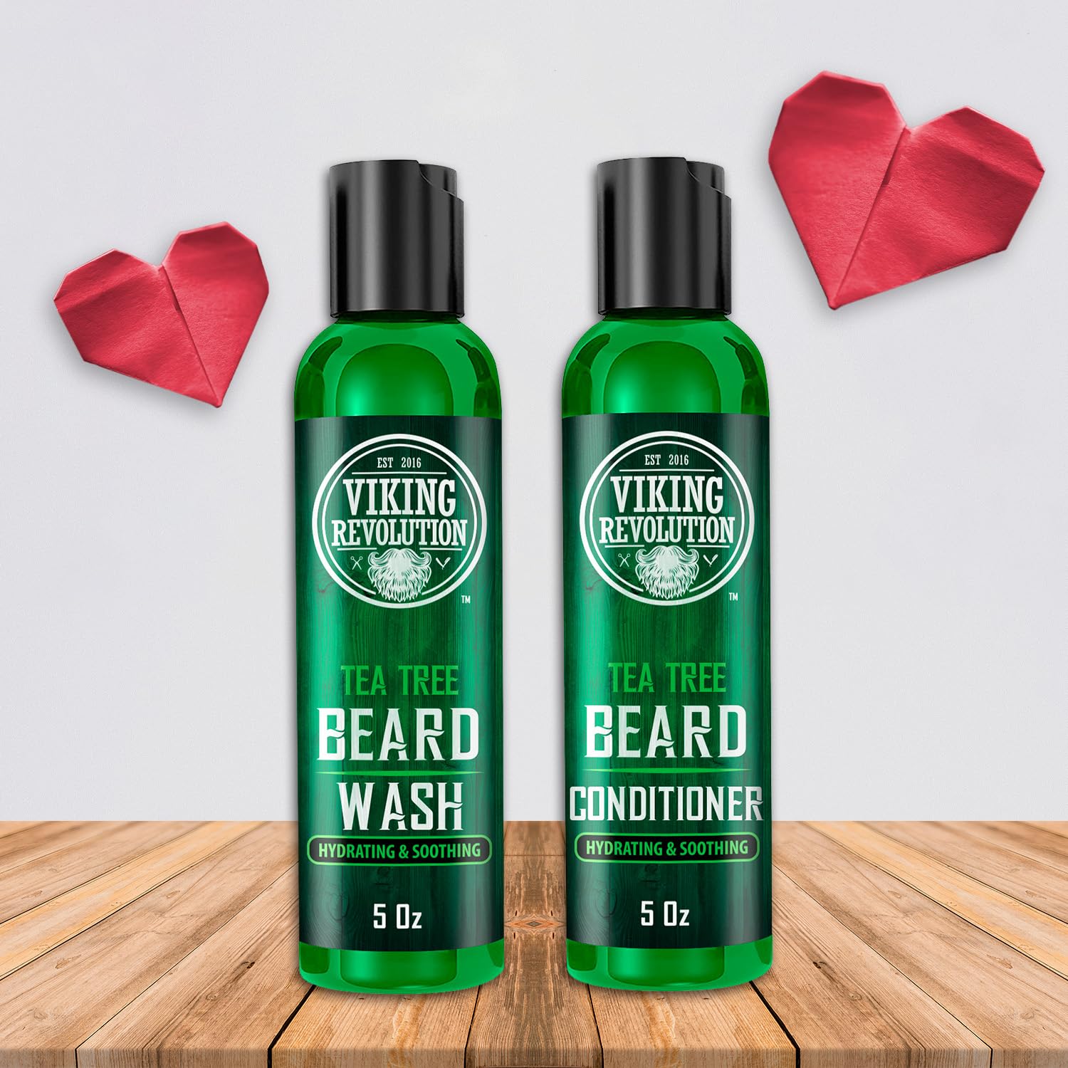 Viking Revolution Après-shampoing barbe à l’arbre à thé pour hydrater et adoucir