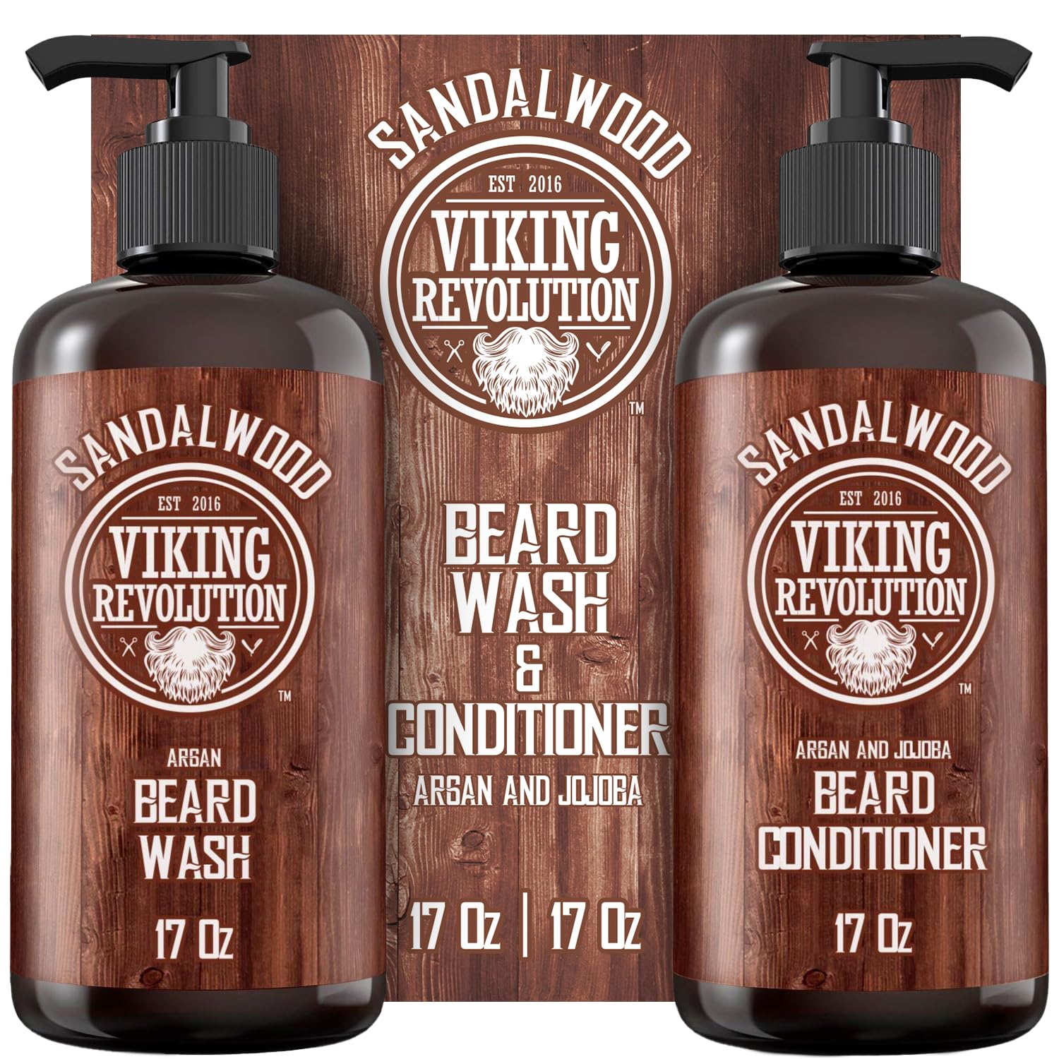Viking Revolution barbe-lavage-bouteille: nettoyage en douceur et brillance naturelle.