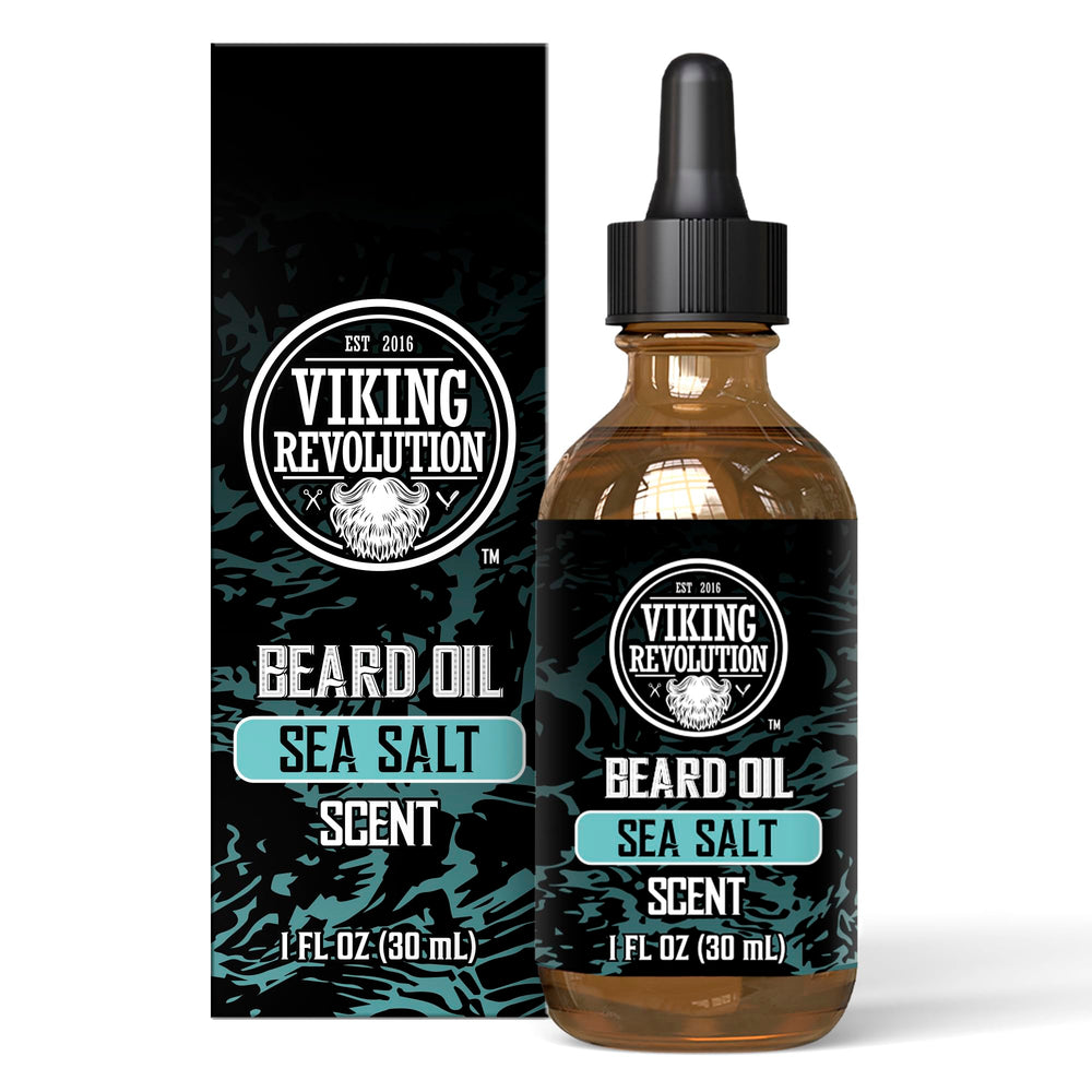 Huile Viking Revolution Odeur marine – flacon, parfum frais pour barbe.