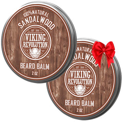 Baume barbe santal Viking Revolution dans une bouteille 2 oz, soin quotidien.