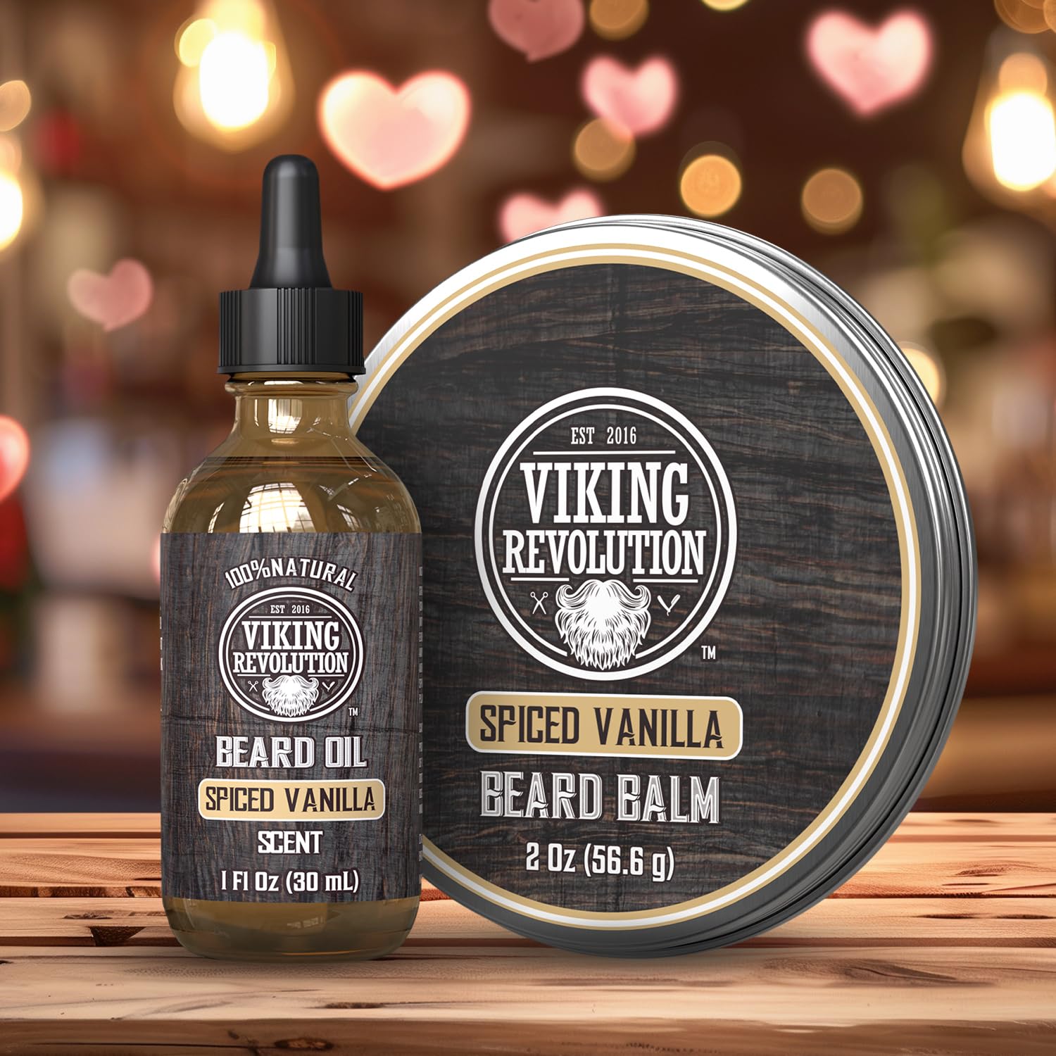 Viking Revolution baume-barbe-tube, contrôle des frisottis et tenue légère.