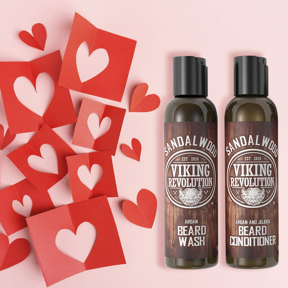 Viking Revolution après-shampoing barbe bois de santal, démêle et adoucit les poils.