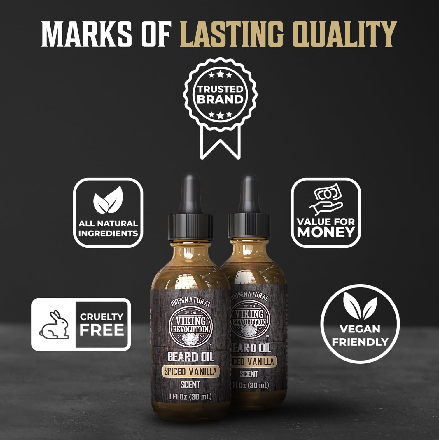 résultat possible avec Viking Revolution barbe plus douce et maîtrisée