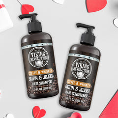 Viking Revolution biotine et jojoba – soin fortifiant sans sulfates.