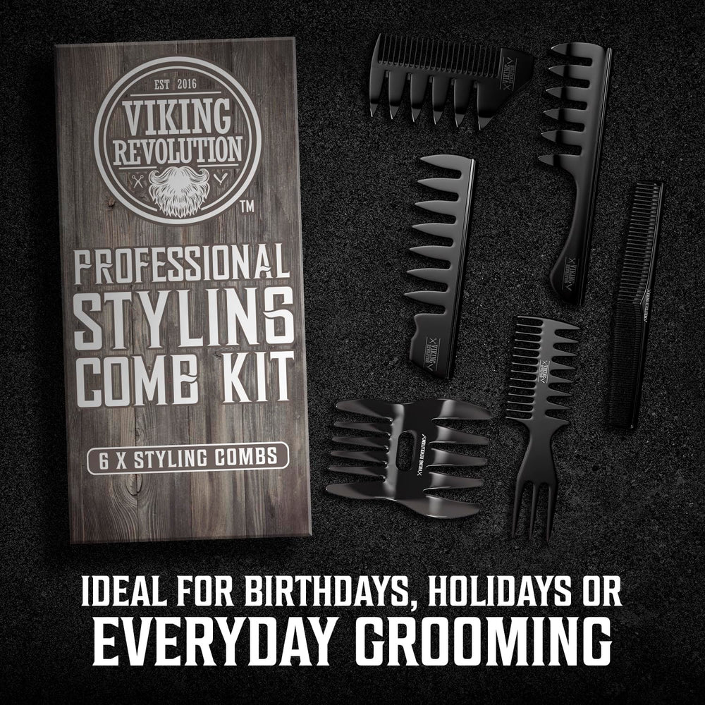 Brosse Viking Revolution anti-statique et durable pour cheveux résistants.