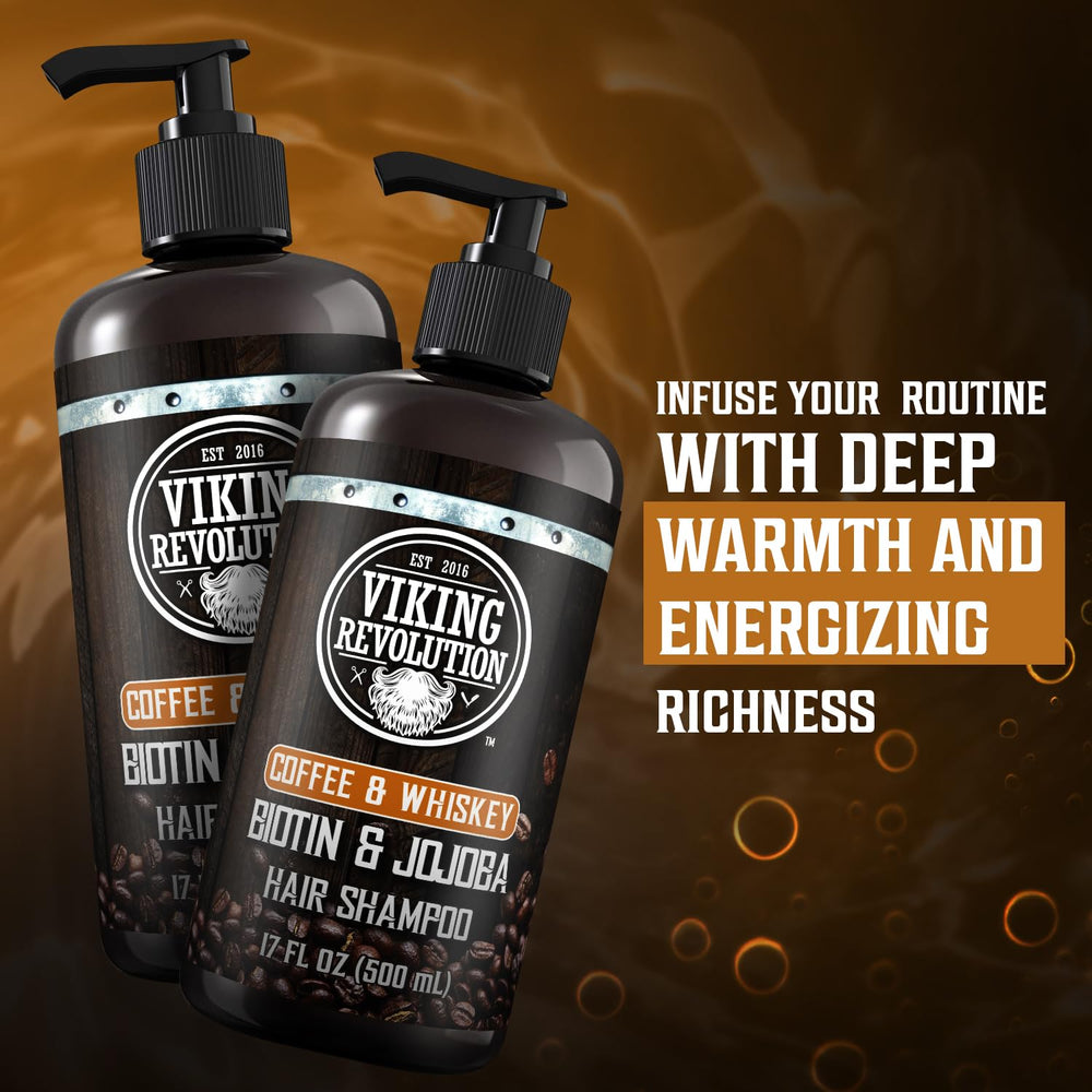 Viking Revolution shampoing Café Whisky – adapté aux cheveux colorés.
