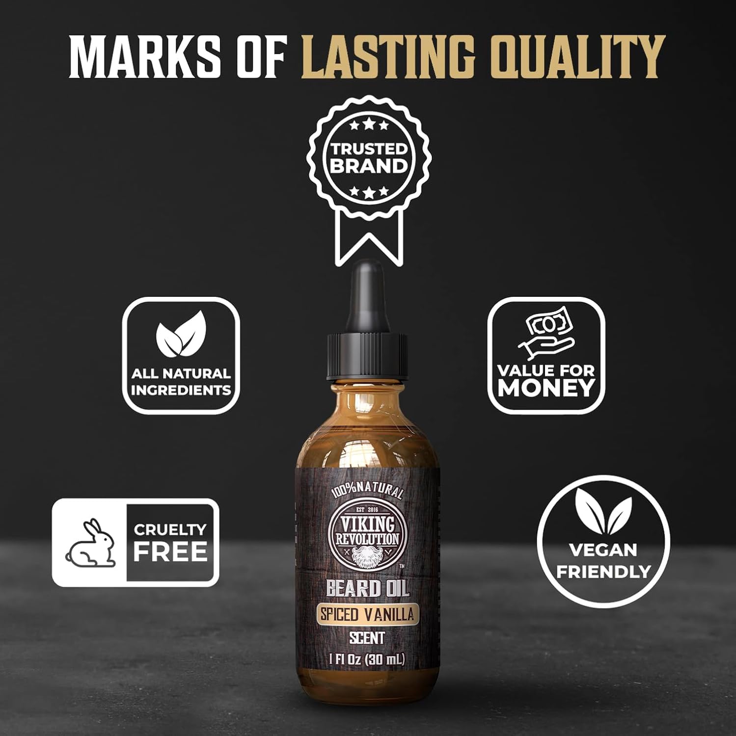 Viking Revolution Coffret Barbe Epice Vanille: kit soin complet et parfumé