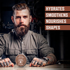 Coffret duo Viking Revolution, baume et huile santal, soin barbe.