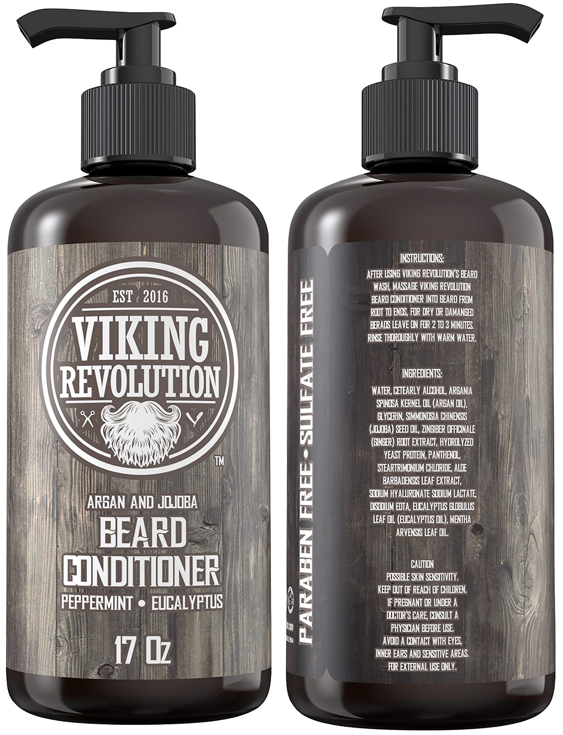 Barbe plus douce et brillance naturelle grâce au conditionneur Viking Revolution.